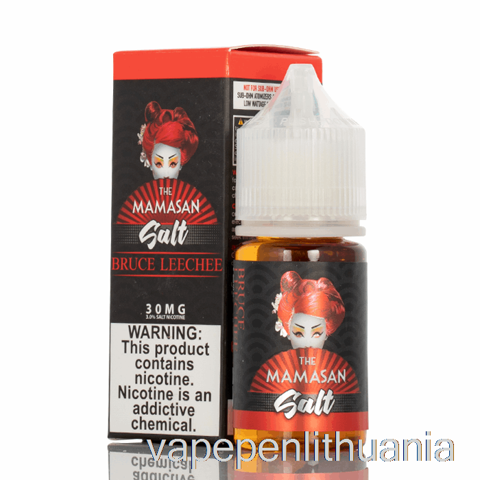 Bruce Leechee - Mamasan Druska - 30ml 30mg Vape Skysčio